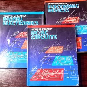 Set of 3 Electronics/ Circuit Textbooks/ Workbooks
